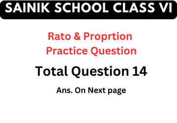 Ration & Proportion Class VI